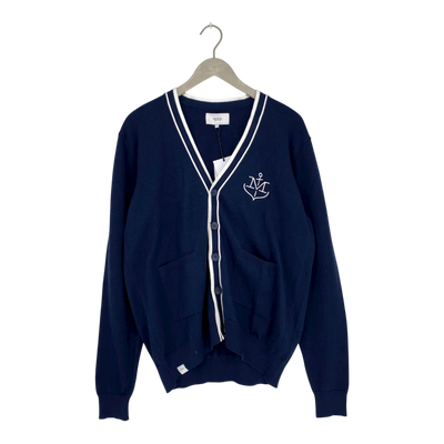 Makia a-project cardigan, navy | man M