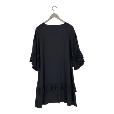 R/H frill dress, black | woman L
