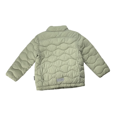 Mini A Ture matnava padded jacket, tea green | 104cm