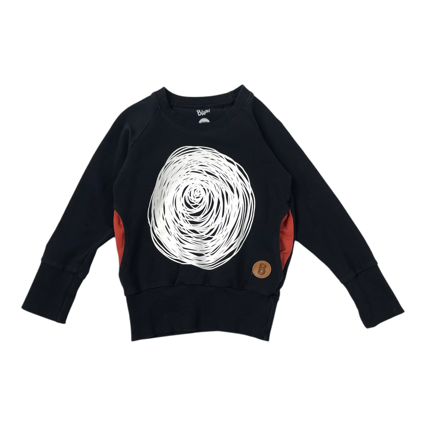 Blaa sweatshirt, black | 86/92cm