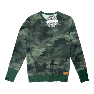 Ommellinen sweatshirt, camo | 152cm