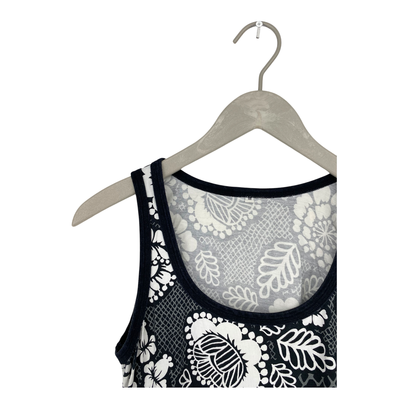 Ommellinen mekkonen tricot dress, flowers | woman M
