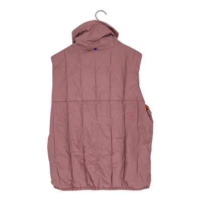 Embassy of Bricks and Logs broman puffer vest, mauve | unisex L
