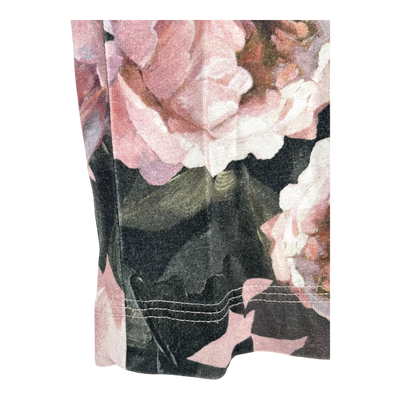 Ommellinen cropped harem pants, roses | woman 3XL