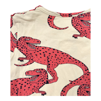 Mini Rodini frill dress, dinosaur | 104/110cm