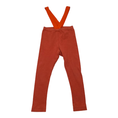 Metsola rib brace leggings, mahogany | 98/104cm