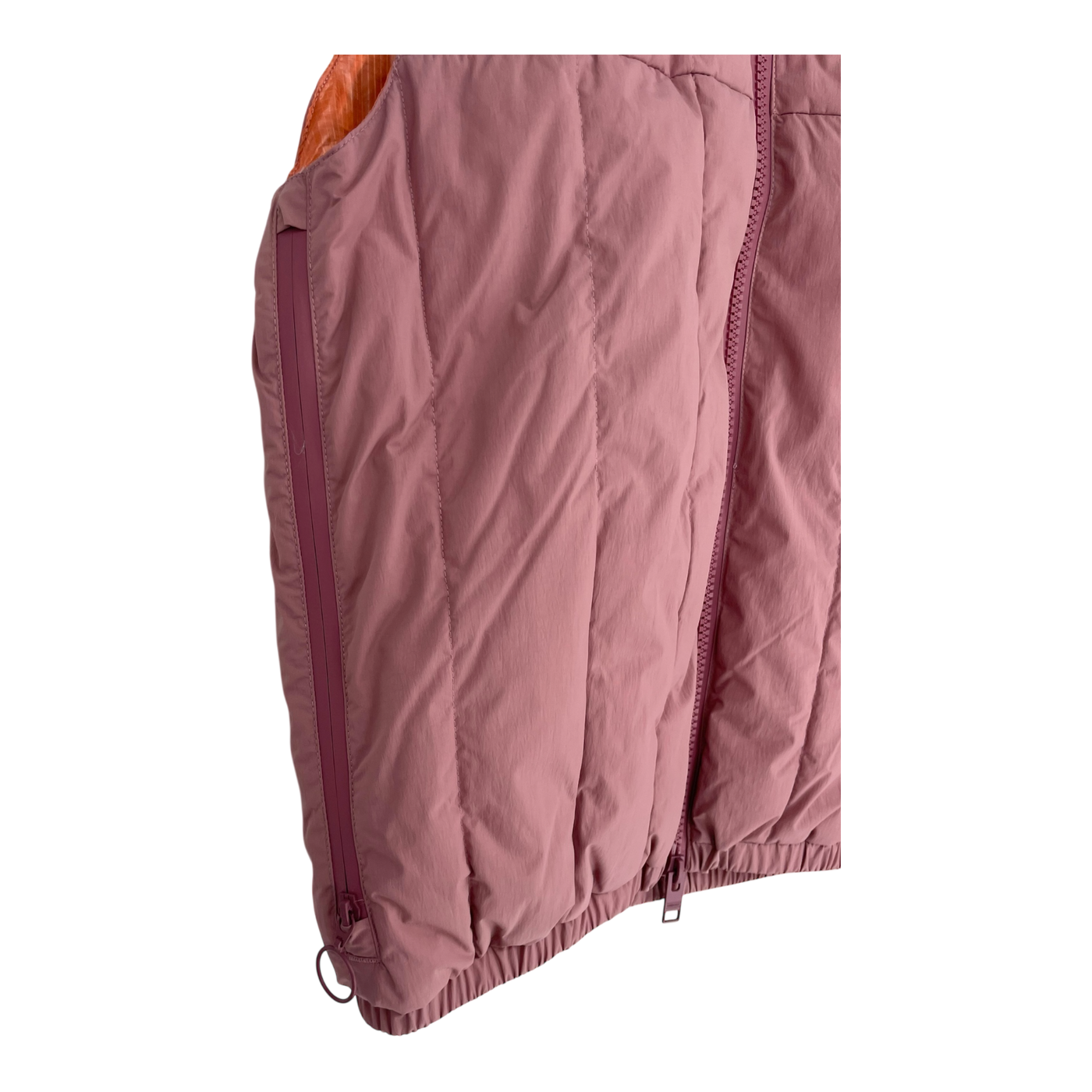 Embassy of Bricks and Logs Barrett puffer vest, mauve | woman S