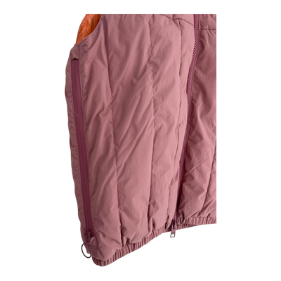 Embassy of Bricks and Logs Barrett puffer vest, mauve | woman S