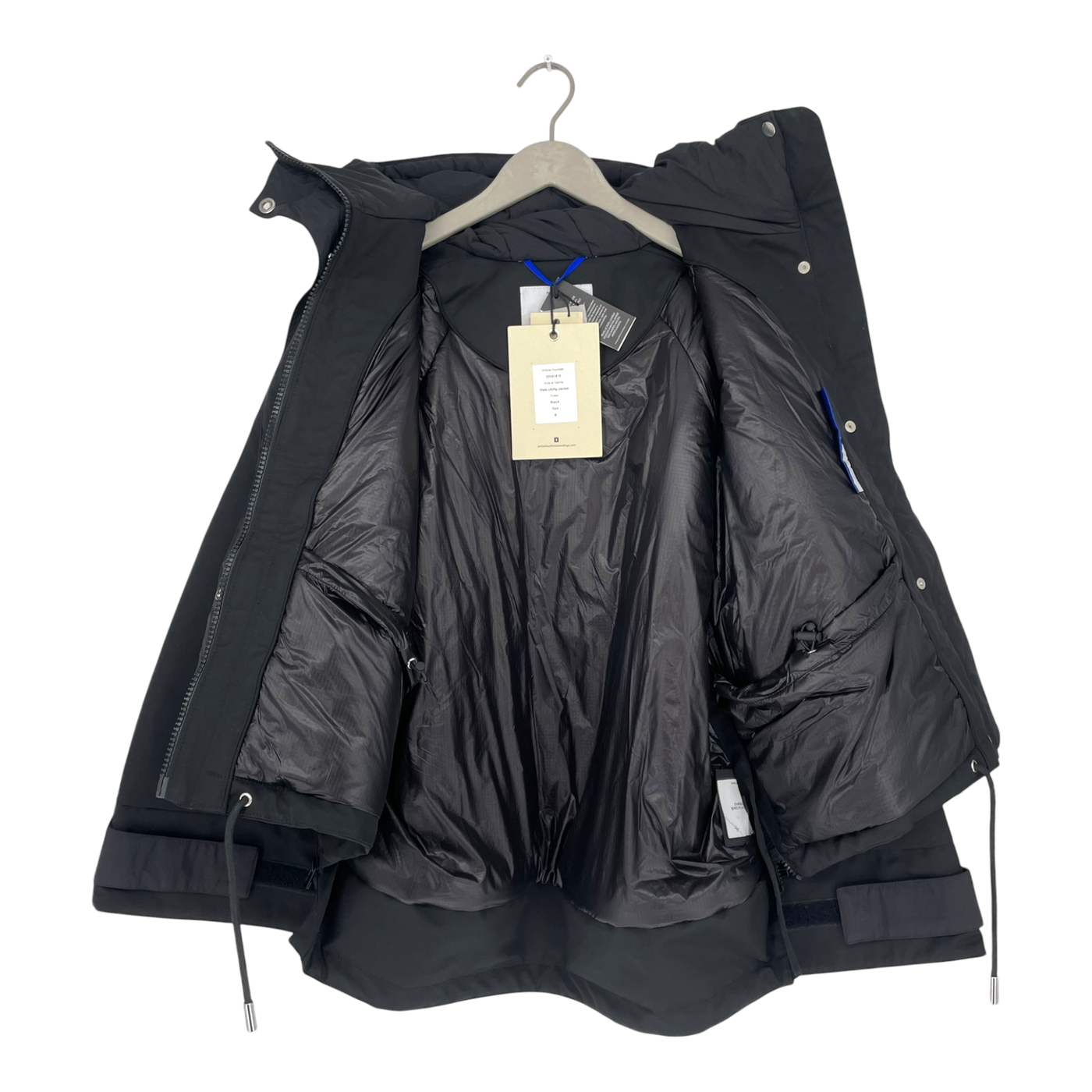Embassy of Bricks and Logs Oslo utility jacket, black | unisex S