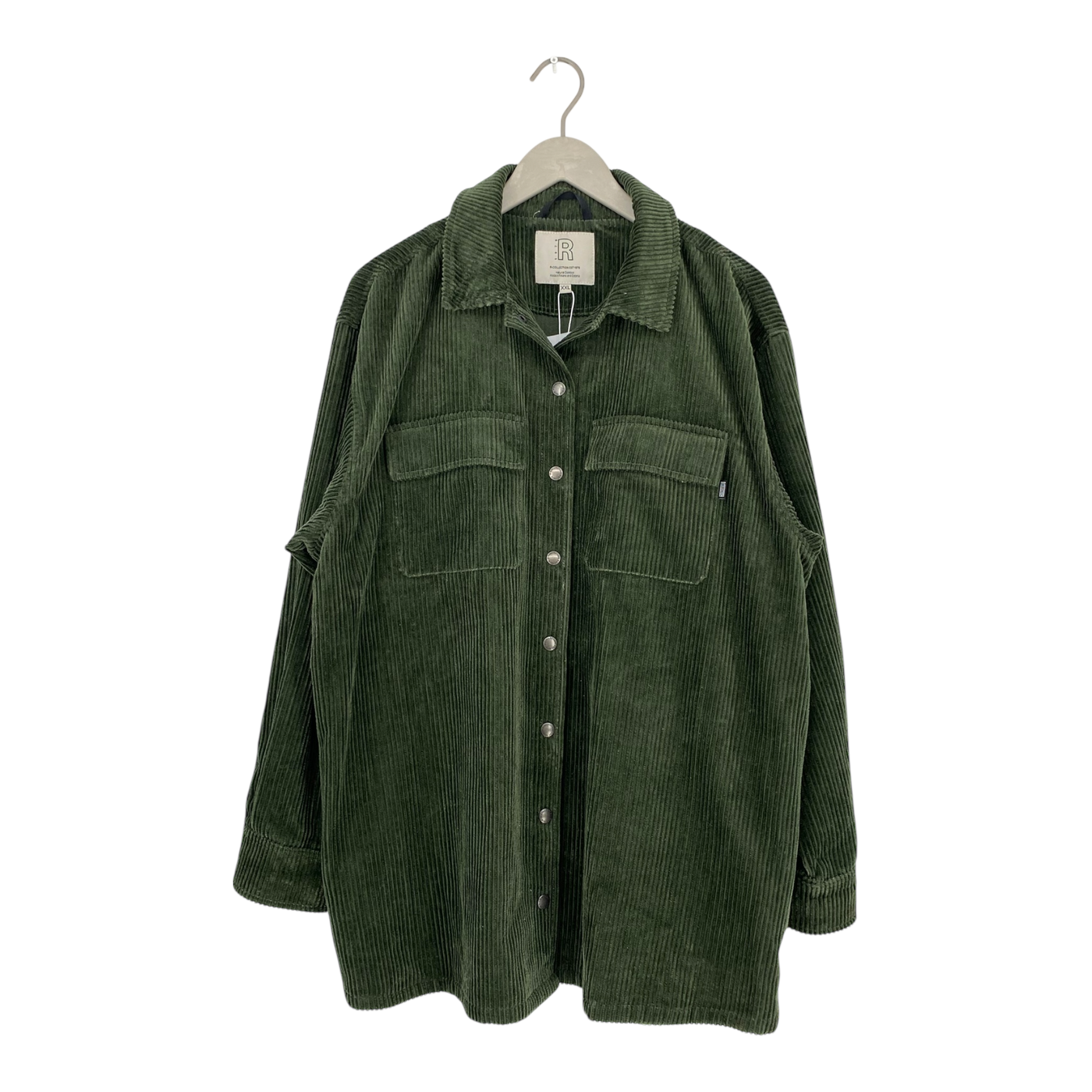R-collection corduroy jacket, dark green | unisex 2XL
