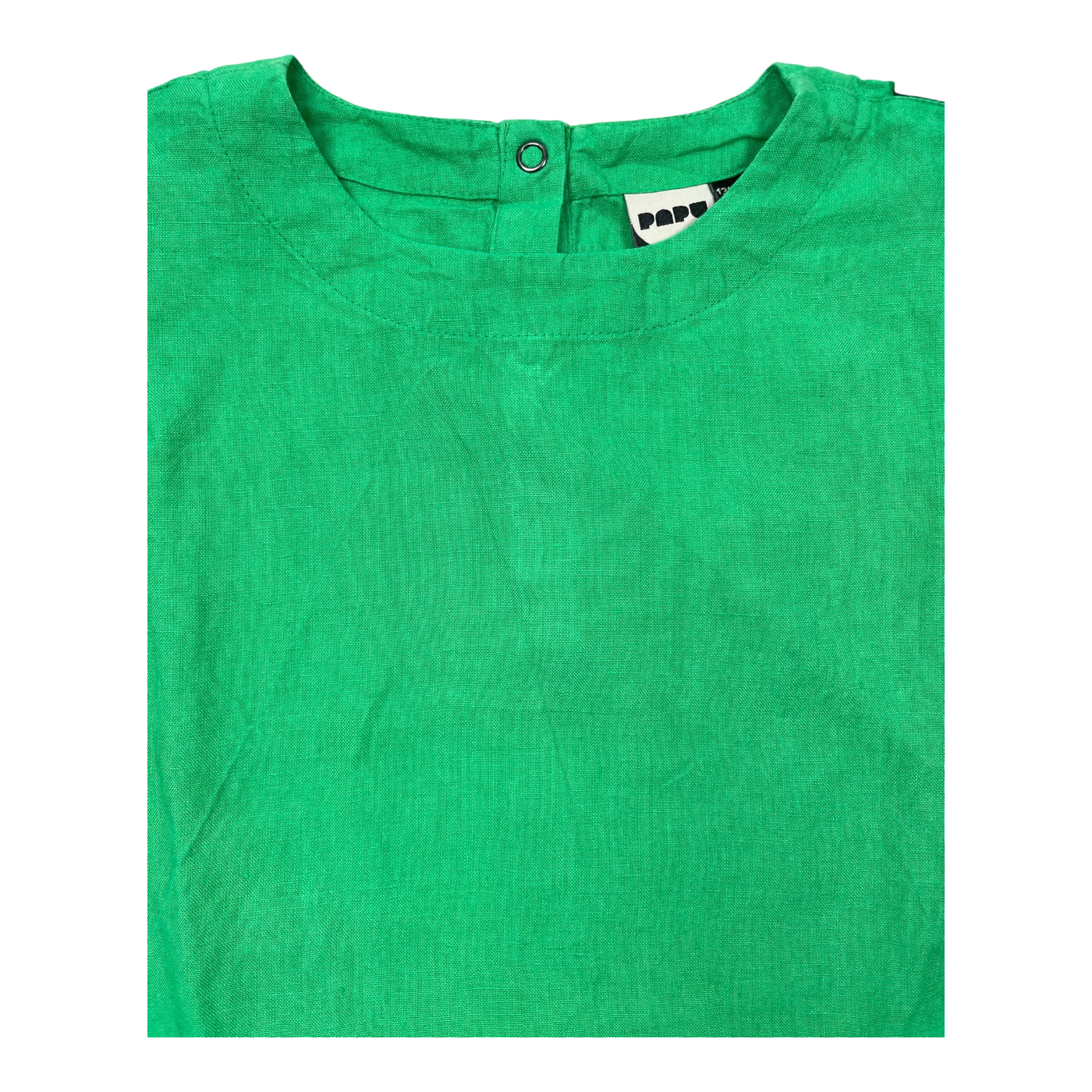 Papu linen t-shirt, lime green | 134/140cm