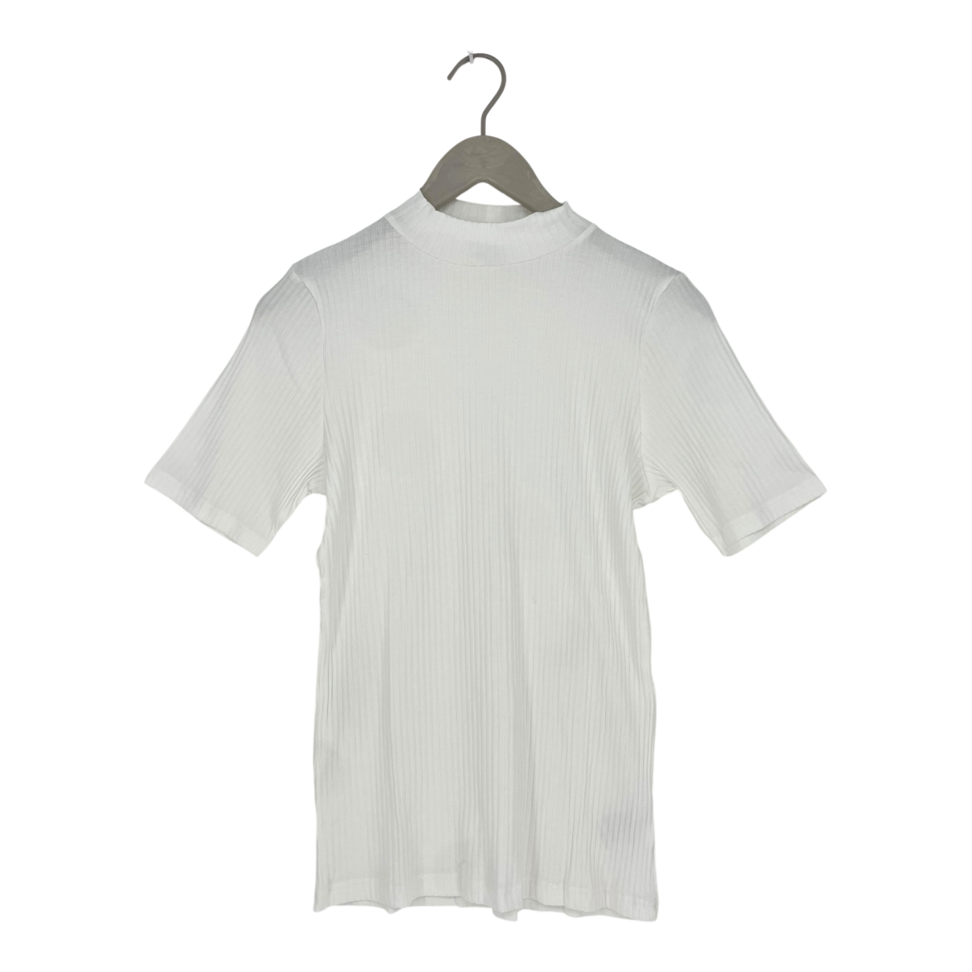 Toive rib t-shirt, white | woman L