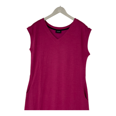 North Outdoor ria merino dress, ruby | woman L