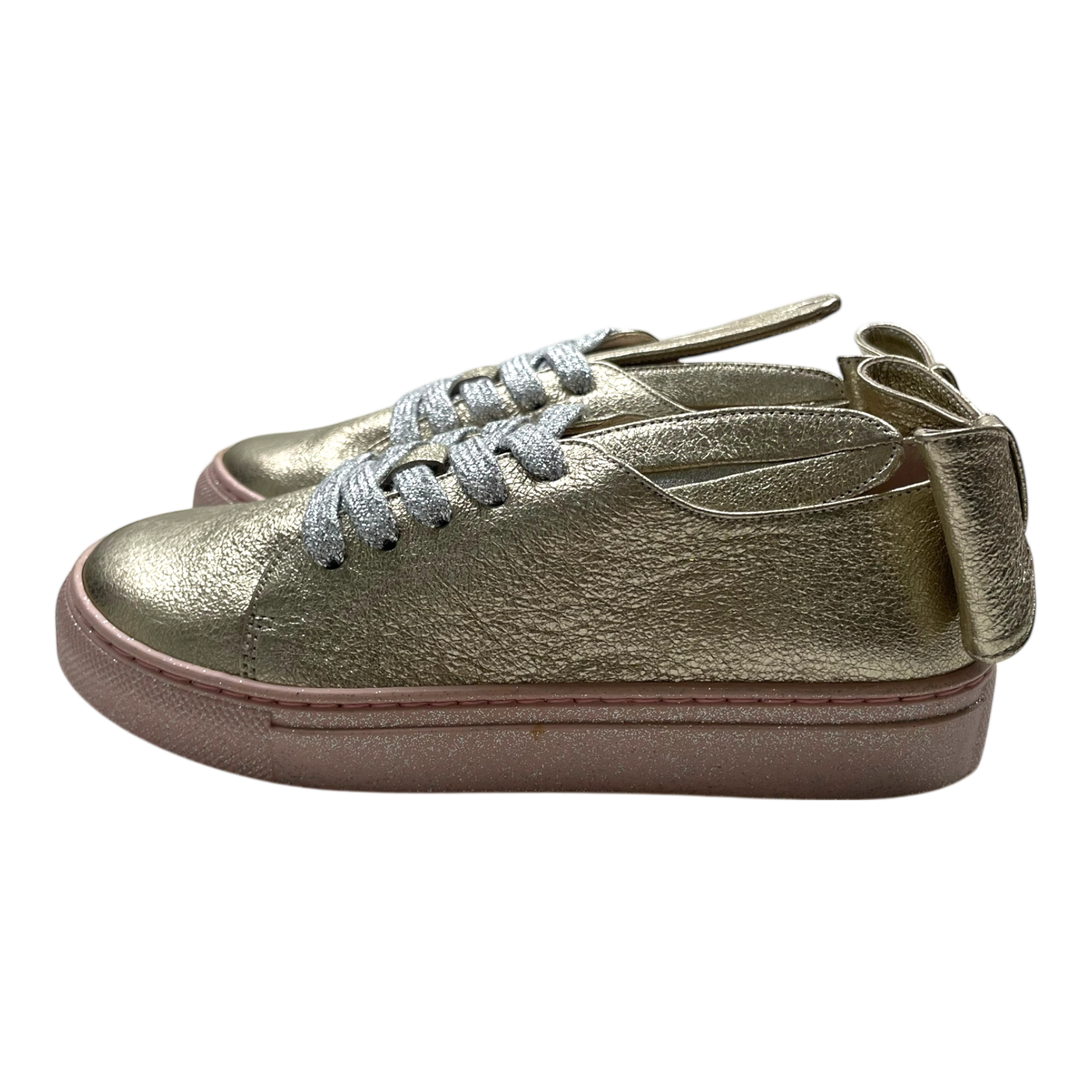 Minna Parikka t-bow mini shoes, gold | 32