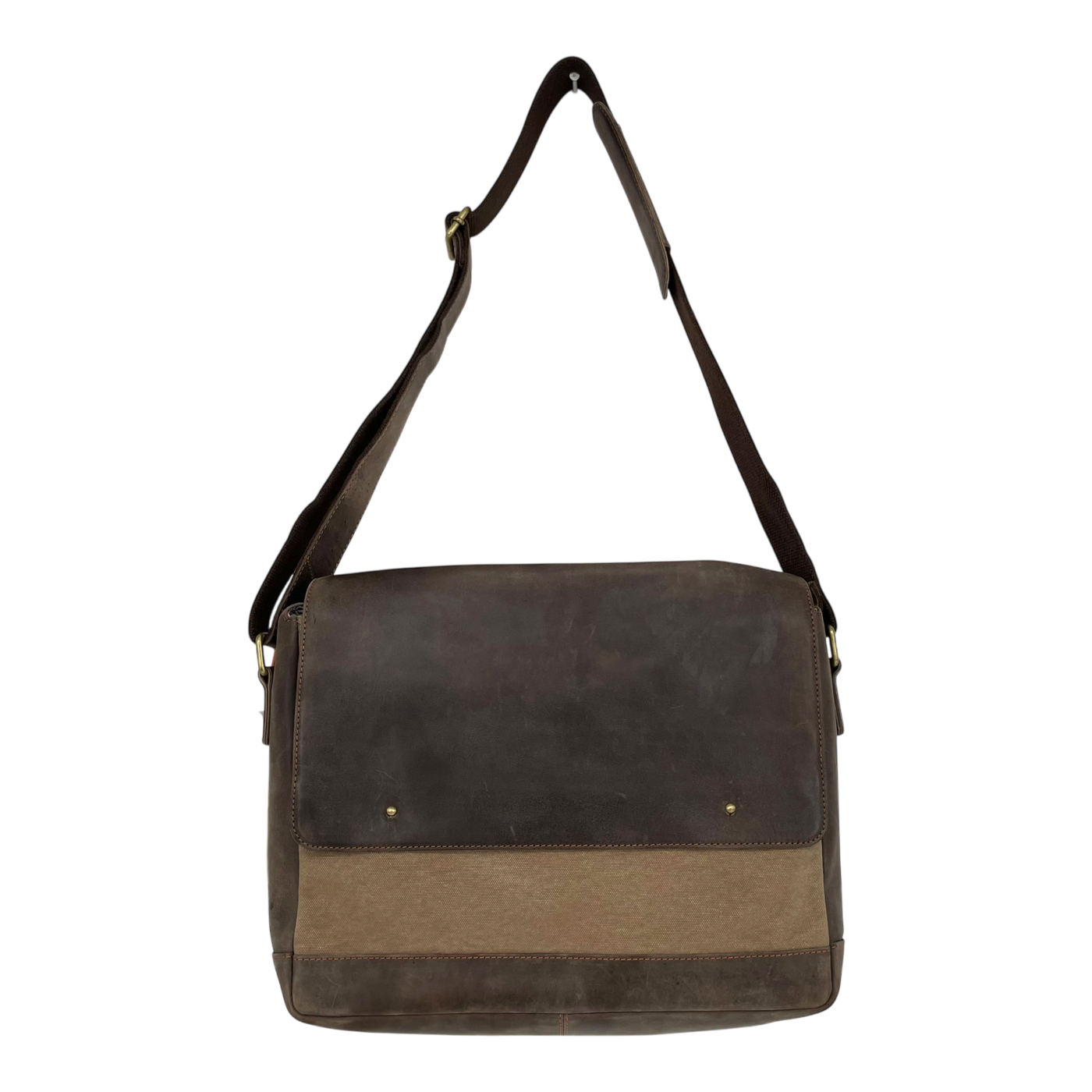 Holzrichter leather briefcase, brown