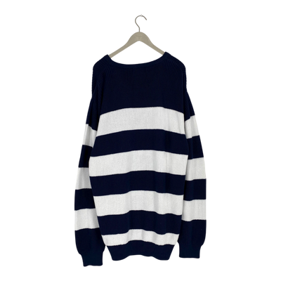 Makia oversized knitted sweater, stripes | unisex 2XL