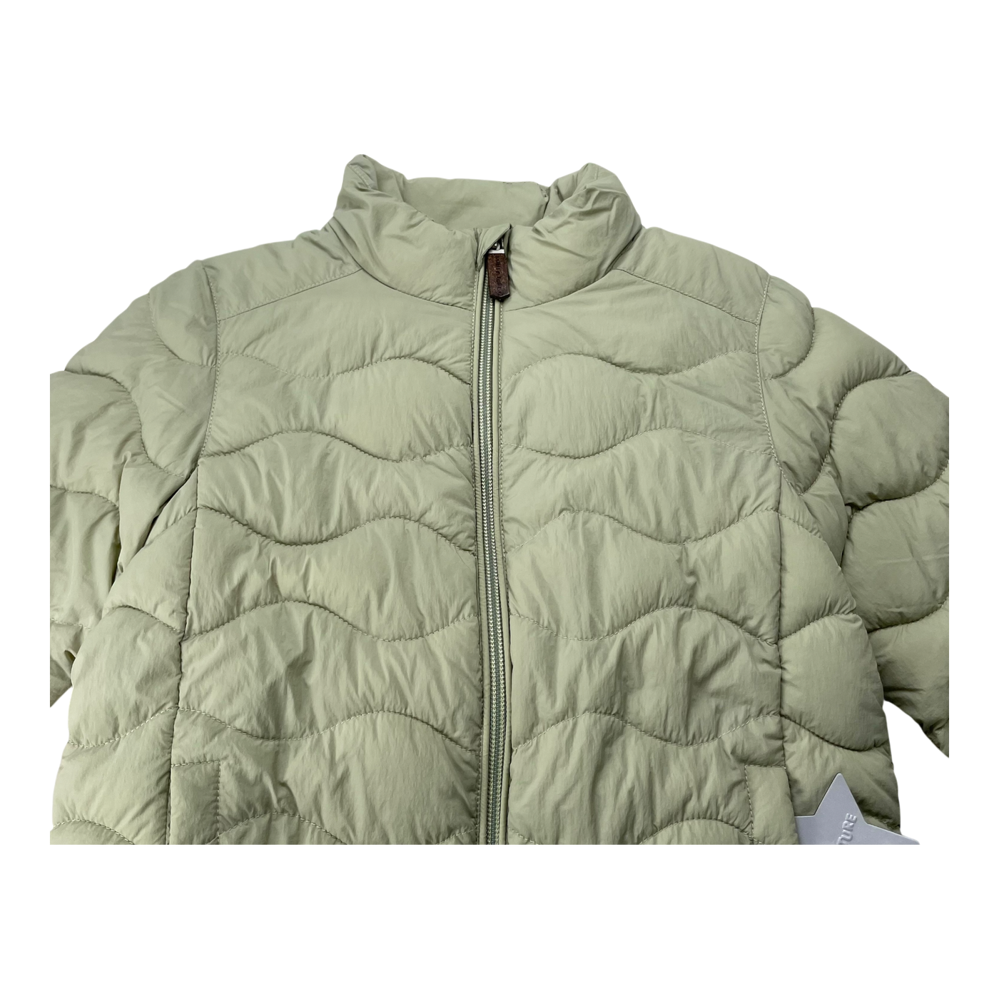 Mini A Ture matnava padded jacket, tea green | 104cm