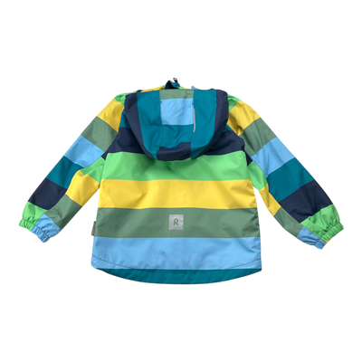 Reima finbo midseason jacket, stripes | 116cm