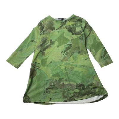 Vimma dress, forest green | 110cm