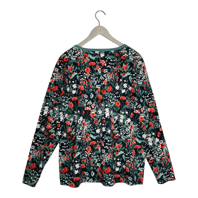 Ommellinen peukkupaita shirt, flowers | woman XXXL