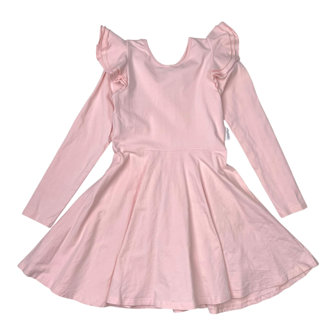 Gugguu frilla dress, pink | 122cm