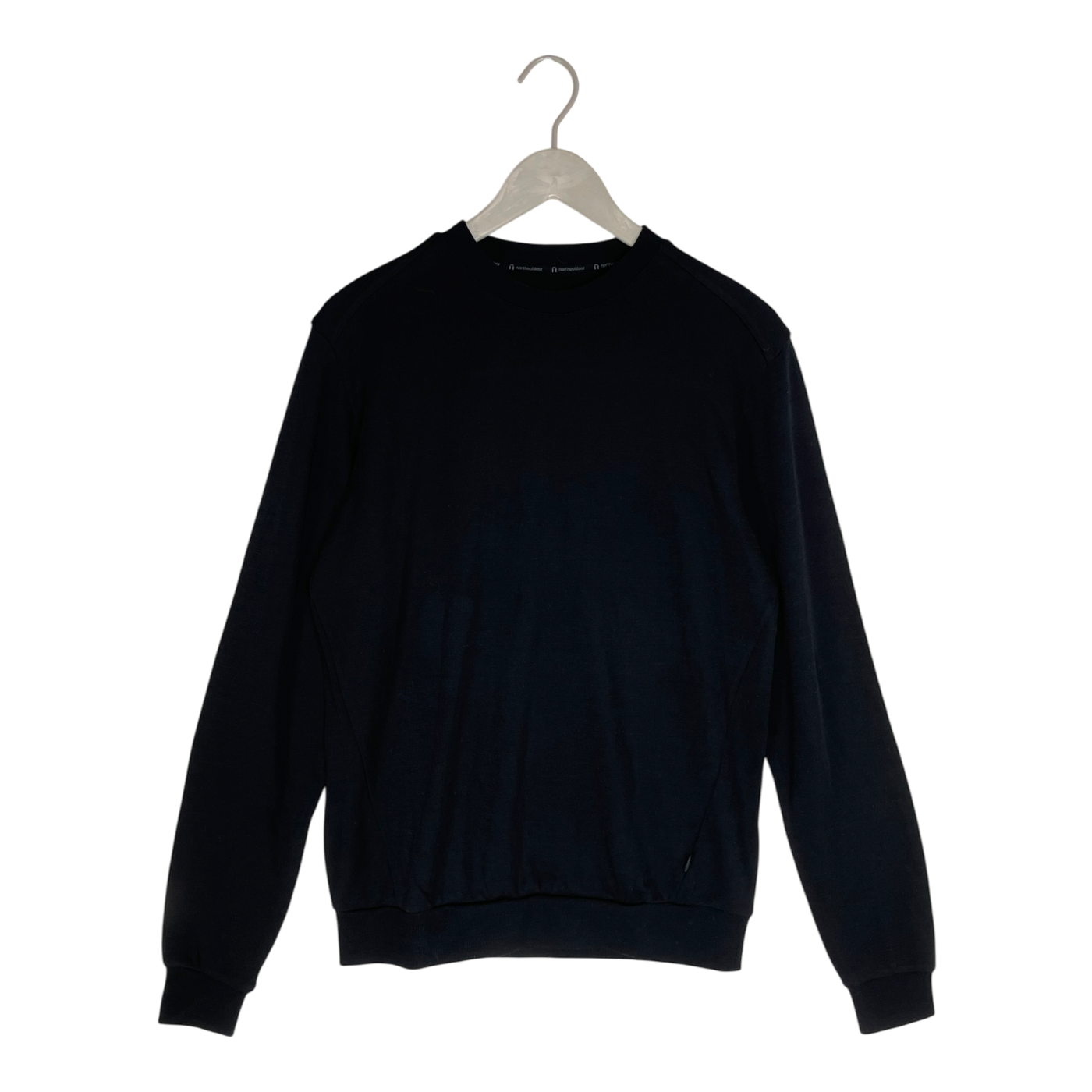 North Outdoor merino sweatshirt, black | man L