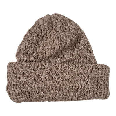 Mainio merino honeycomb beanie, wheat | woman onesize