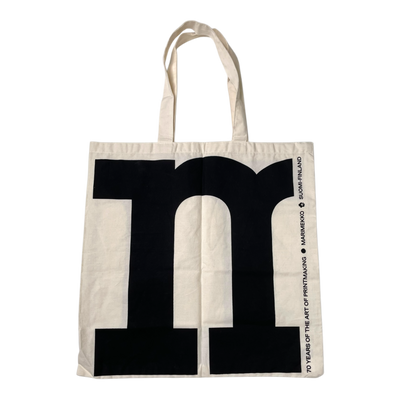 Marimekko logo bag, ivory & black | onesize