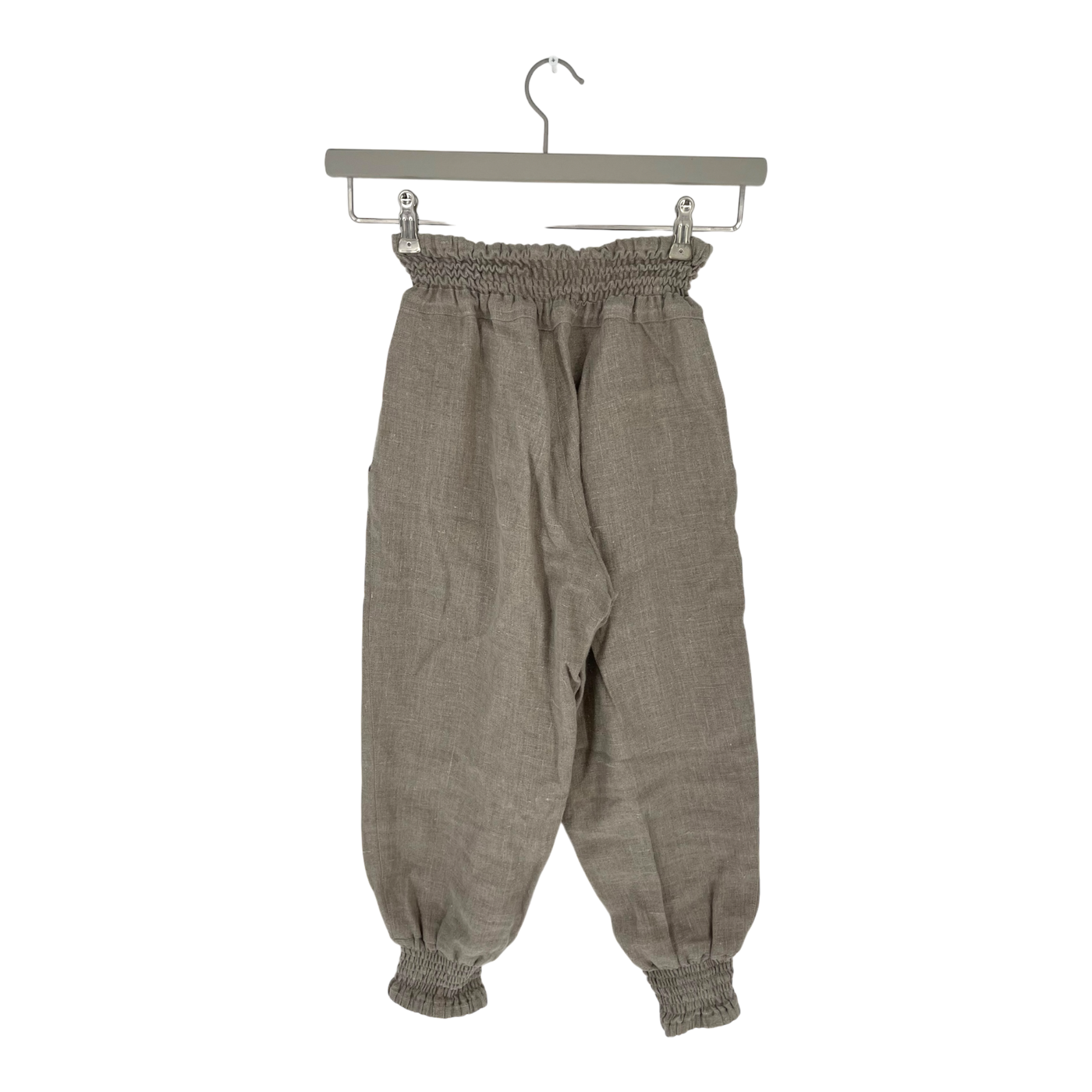 Bypias linen capri pants, natural⎟woman XS