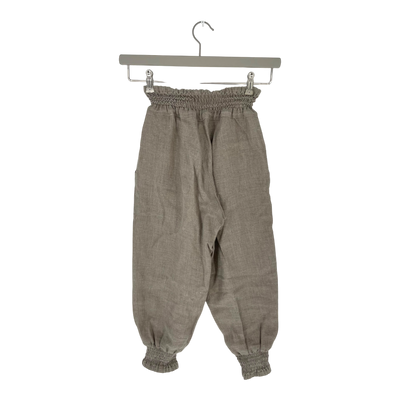 Bypias linen capri pants, natural⎟woman XS