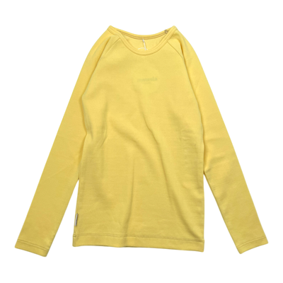 Metsola rib shirt, yellow | 140cm