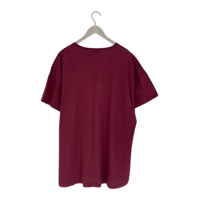 Riva Clothing t-shirt, wine | woman 3XL