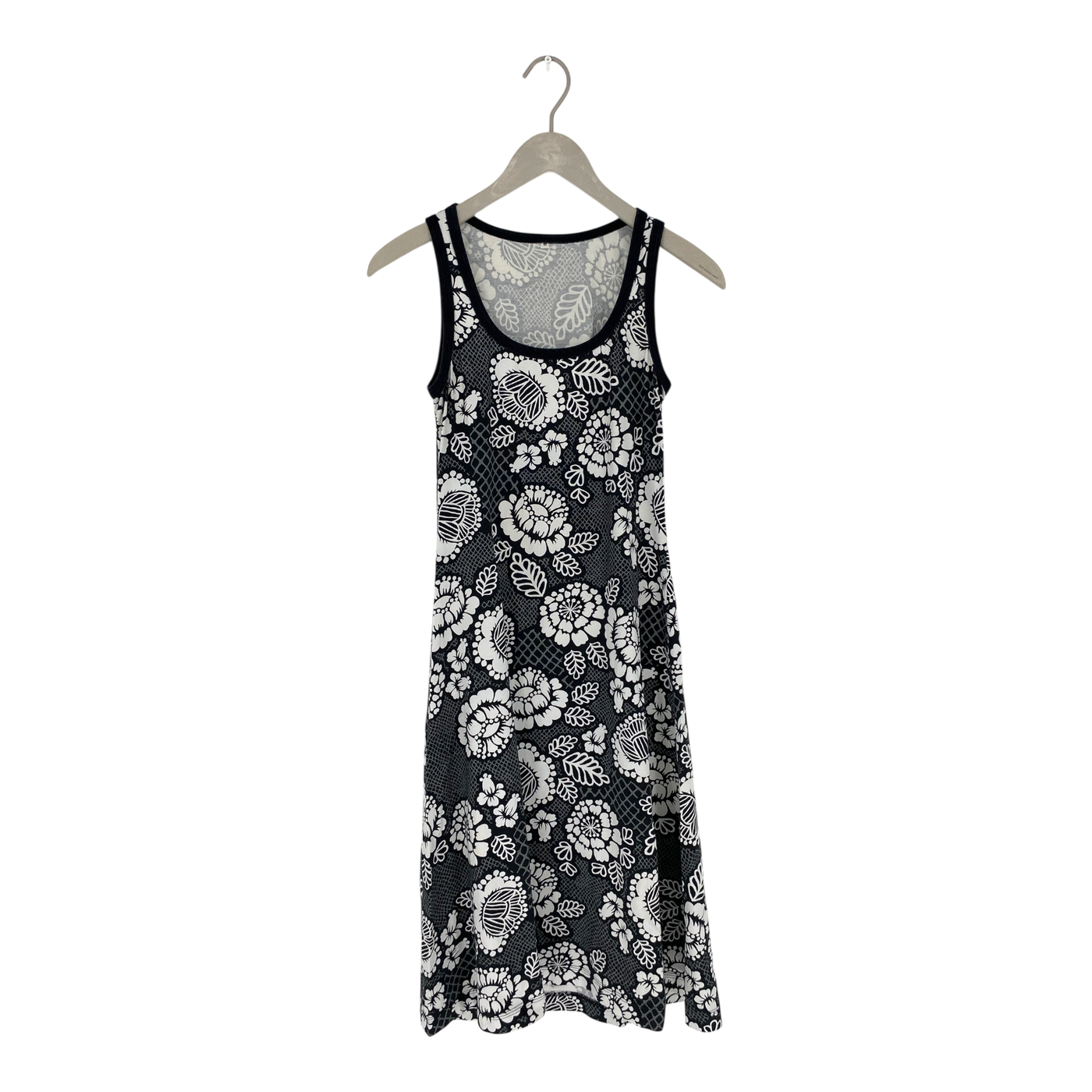 Ommellinen mekkonen tricot dress, flowers | woman M