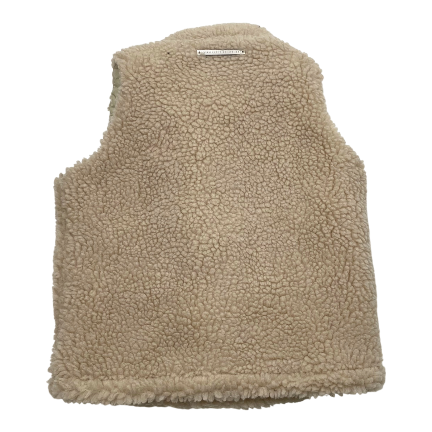 Embassy of Bricks and Logs lima sherpa teddy vest, cream | 104cm