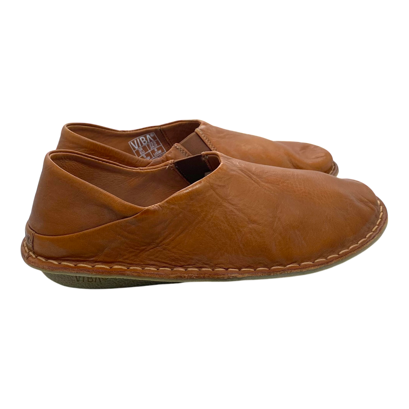 VIBAe Zuma leather shoes, cognac brown | 38