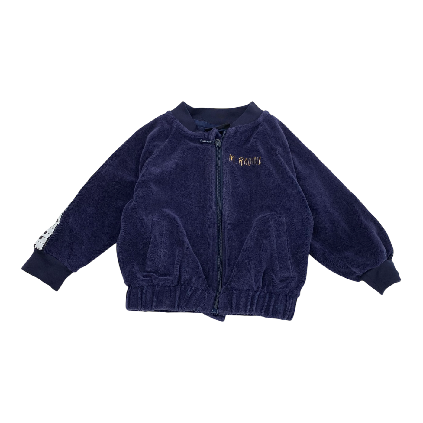 Mini Rodini terry jacket, piano | 92/98cm