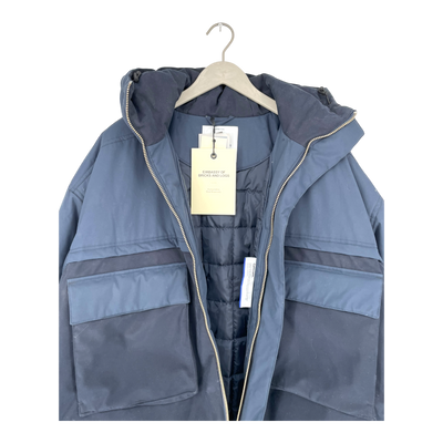 Embassy of Bricks and Logs nybyn utility jacket, dark navy blue | unisex L