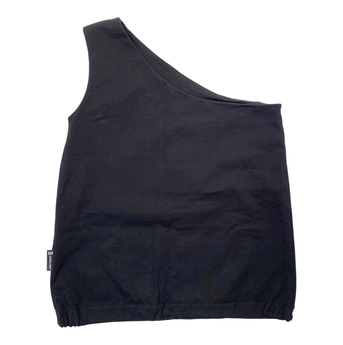 Ommellinen one shoulder top, black | woman S