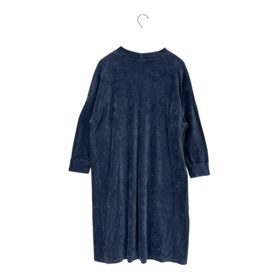 Aarre velour dress, blue | woman XL