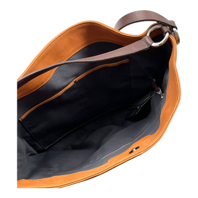 Harold's Bags leather chaza pouch, cognac