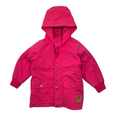 Mini Rodini pico jacket, pink | 104/110cm