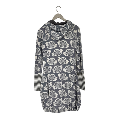 Ommellinen hooded tunic, birds & flowers | woman M
