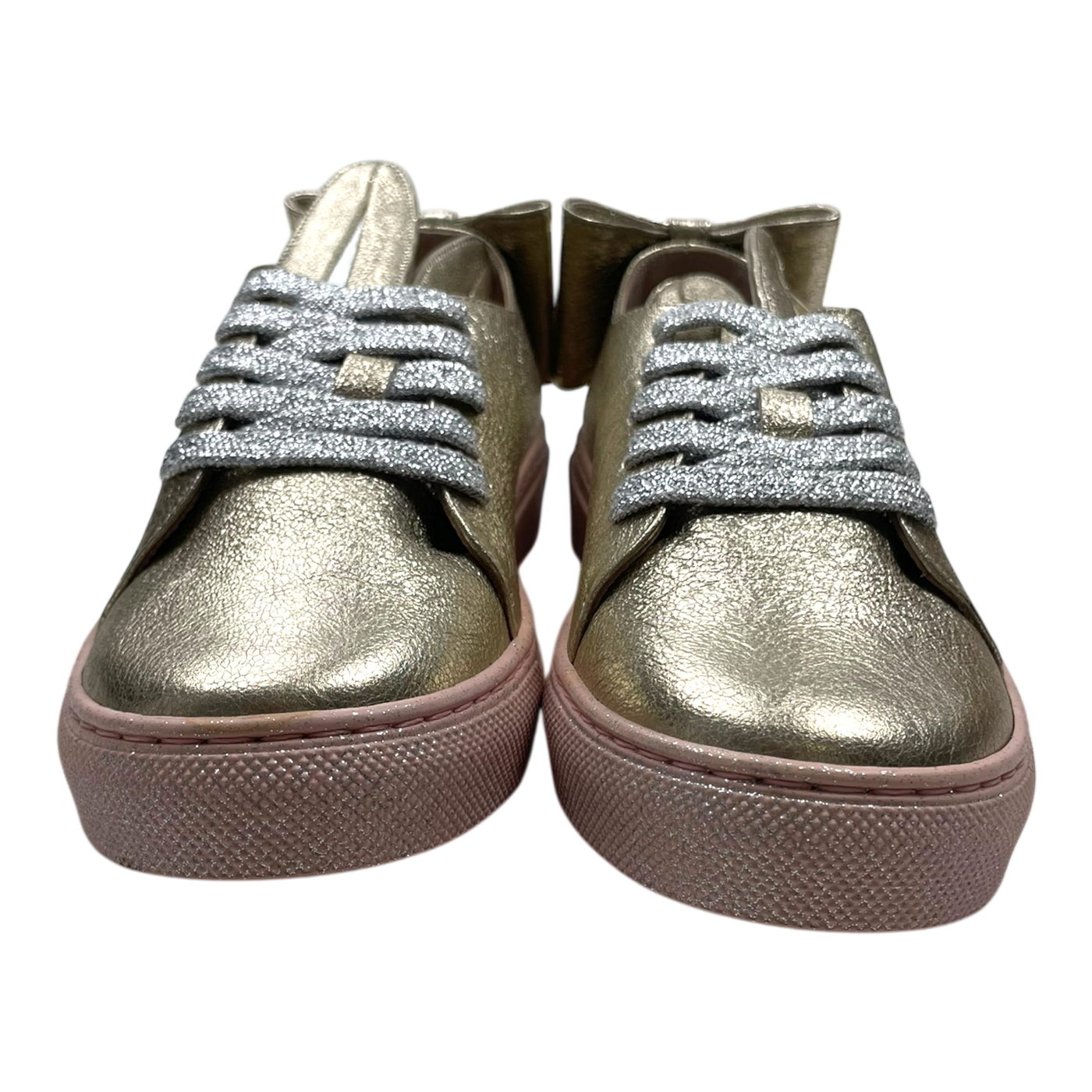 Minna Parikka t-bow mini shoes, gold | 32