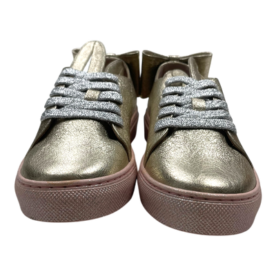 Minna Parikka t-bow mini shoes, gold | 32