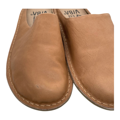 VIBAe Roma leather slippers, fawn tan | 46