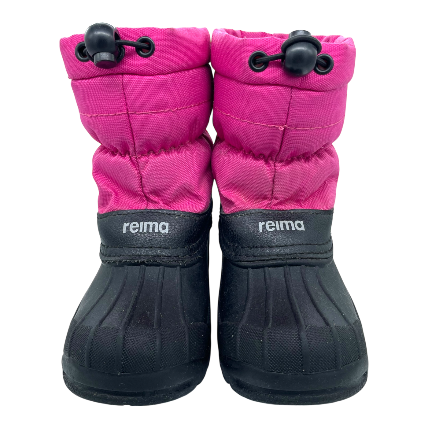 Reima nefar winter duck boots, black/pink | 27