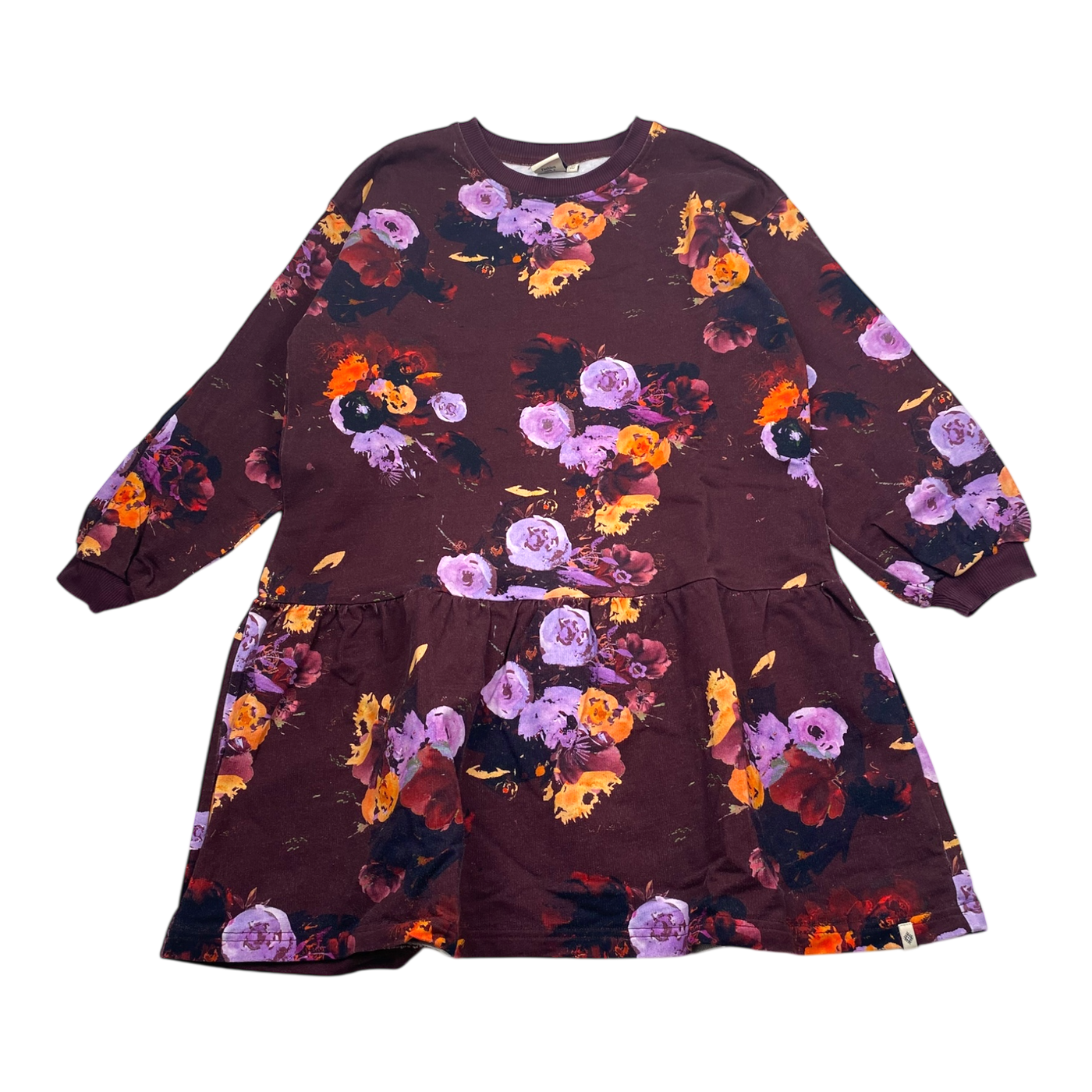 Kaiko sweat dress, ruby rose | 146/152cm