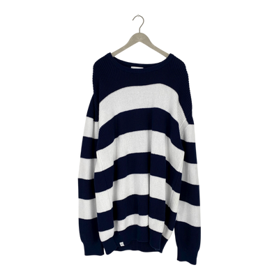 Makia oversized knitted sweater, stripes | unisex 2XL