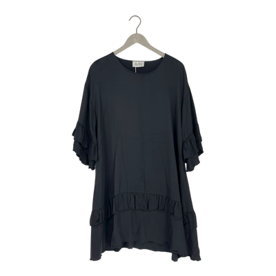 R/H frill dress, black | woman L
