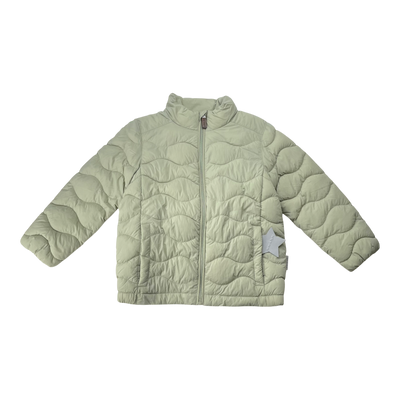 Mini A Ture matnava padded jacket, tea green | 104cm